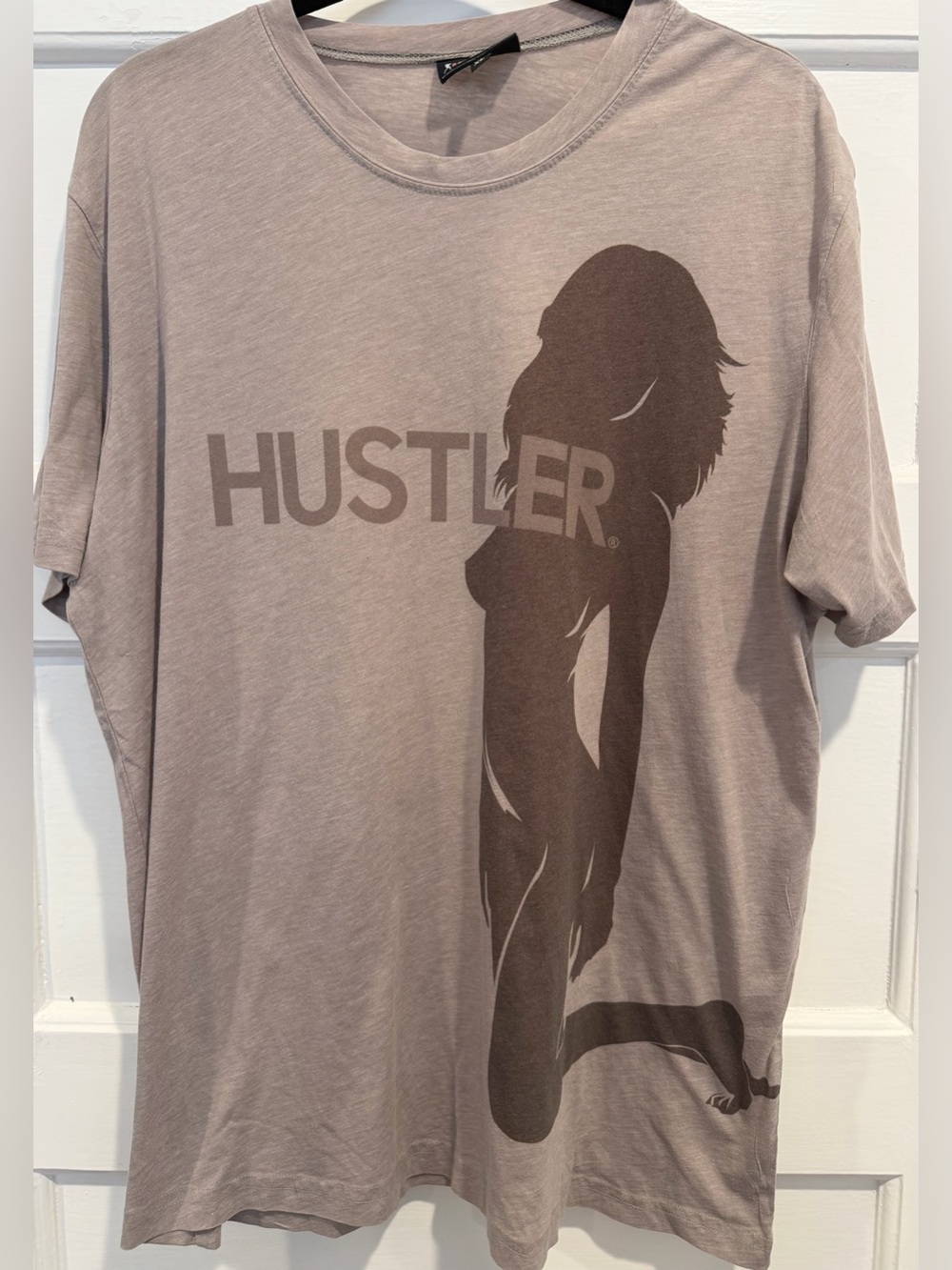 Hustler Hollywood Taupe Graphic Short-Sleeve Tee